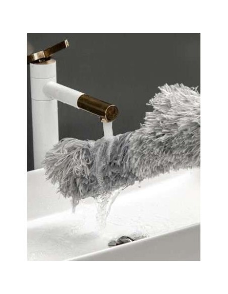 Perie/pamatuf pentru praf si paianjeni, telescopica, metalica, 2 capete, 84/250 cm, Isotrade