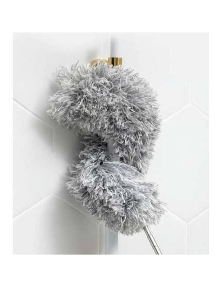 Perie/pamatuf pentru praf si paianjeni, telescopica, metalica, 2 capete, 84/250 cm, Isotrade
