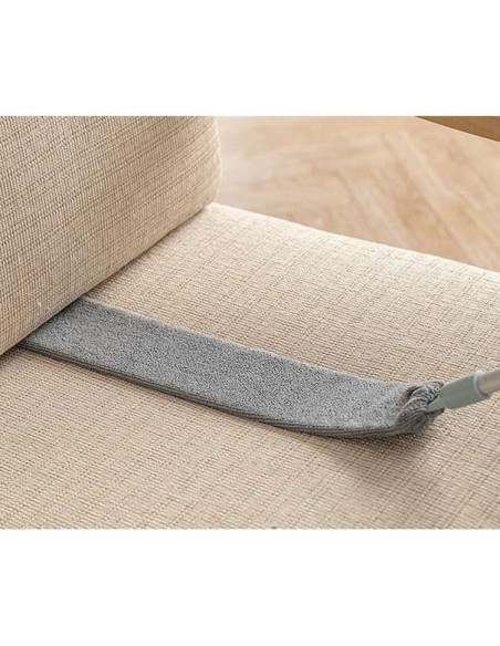 Perie/pamatuf pentru praf si paianjeni, telescopica, metalica, 2 capete, 84/250 cm, Isotrade