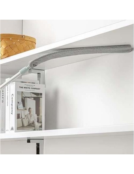 Perie/pamatuf pentru praf si paianjeni, telescopica, metalica, 2 capete, 84/250 cm, Isotrade