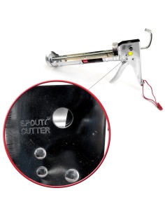 Pistol, presa, cartus?silicon, otel cromat, tija zimtata,... 2