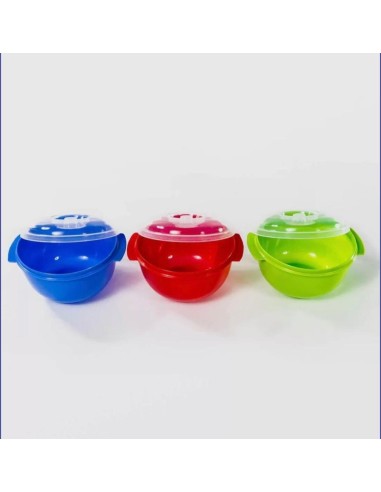 Castron cu capac, 1 Litru, din plastic, 25x14...