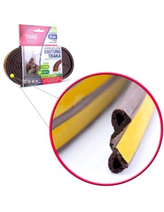 Banda etansare usi si ferestre, maro, profil P 2x3 m, Beorol 2