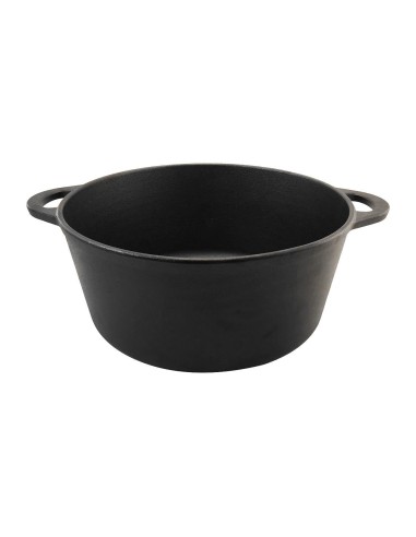 Oala de fonta cu capac, rotunda, 10 L, Perfect...