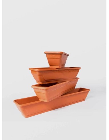 Jardiniera lalea cu tavita, STERK, 80X16X19 cm,...