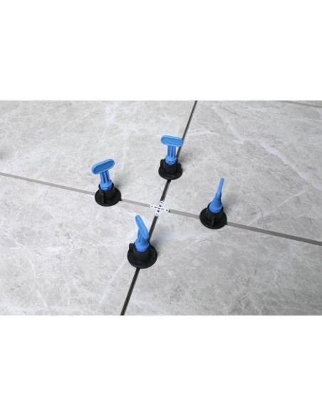 Set tije tip T, pentru nivelare si aliniere a placilor ceramice, 50 buc, 10 mm