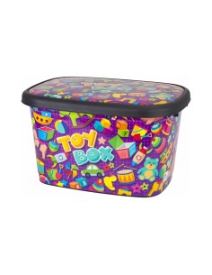 Cutie pentru depozitare jucarii copii, 12 litri, Toy Box,...