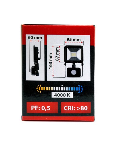 Proiector lucru,?LED, cu senzor, 10 W, 800 lm,...