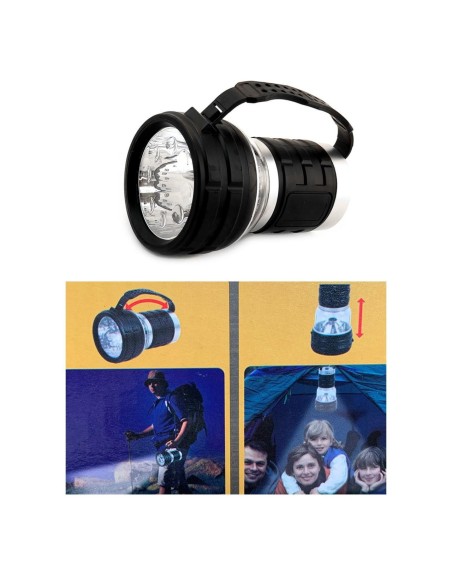 Lanterna cu acumulator eXlight, 12 LED-uri, 3 x D, Strend Pro
