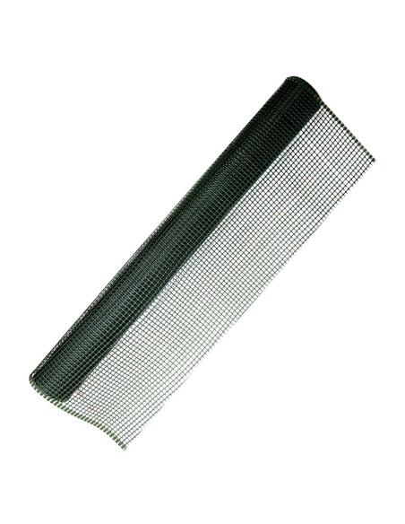 Plasa pentru gard, plastic, 300 g/m2, verde, 10x10 mm, 25x1 m