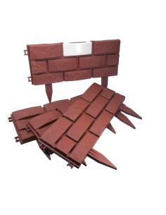 Gard de gradina decorativ, cu iluminare solara,?set 4...