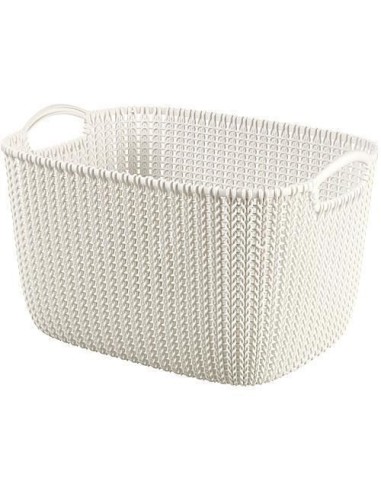 Cos rufe,?2 manere, plastic, alb, 8 L, 30x17x22...
