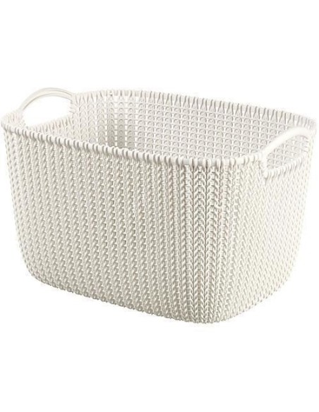 Cos rufe,?2 manere, plastic, alb, 8 L, 30x17x22 cm, Curver