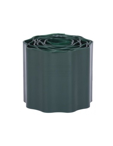 Bordura gazon din plastic, verde, 9 m x 120 mm,...