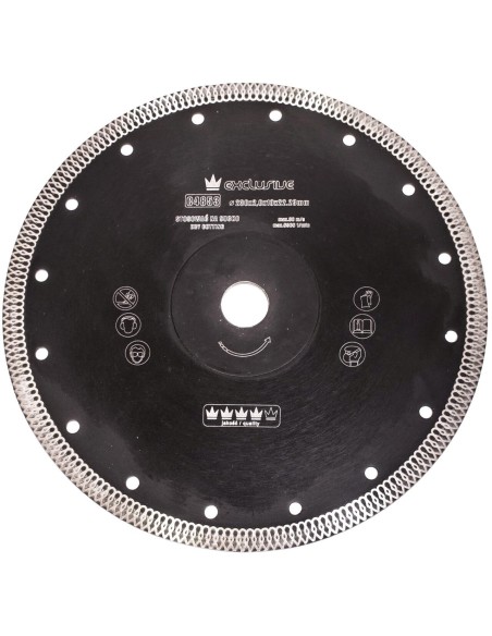 Disc diamantat turbo subtire, placi ceramice, taiere umeda si uscata, 230 mm/22.23 mm, Richmann Exclusive