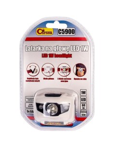 Lanterna de cap, 1 W, Richmann 2