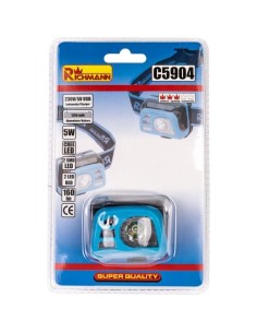 Lanterna de cap cu acumulator 5W, 5 x LED, Richmann 2