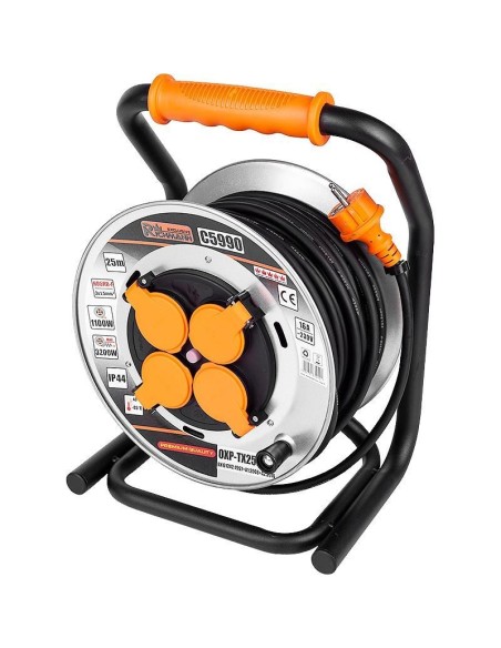 Prelungitor electric industrial, pe tambur, 3x1.5 mm?, IP44, 25 m, Richmann Exclusive