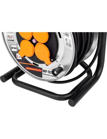 Prelungitor electric industrial, pe tambur, 3x1.5 mm?, IP44, 25 m, Richmann Exclusive