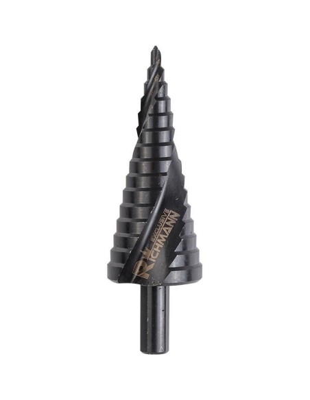 Burghiu pentru metal, in trepte, titan, spiralat, 4-32 mm, Richmann Exclusive