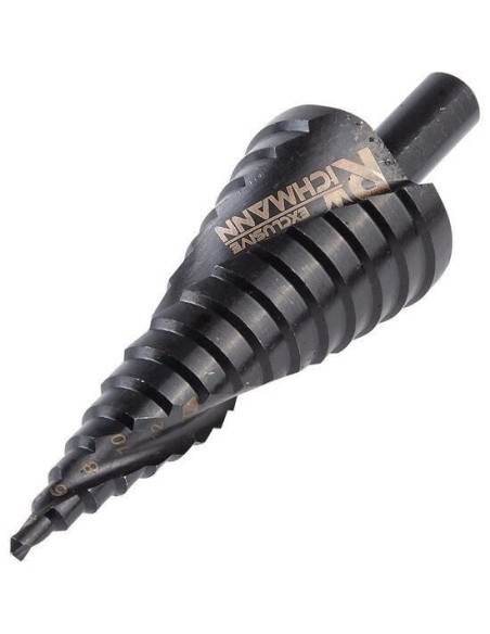 Burghiu pentru metal, in trepte, titan, spiralat, 4-32 mm, Richmann Exclusive