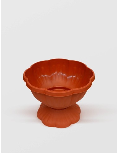 Ghiveci cu picior, STERK, 24x20 cm, Plastic Maro