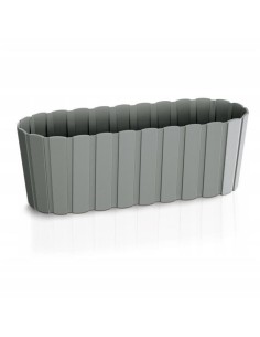 Jardiniera decorativa, gri, 4.9 L, 38.3x14.4x13 cm,...