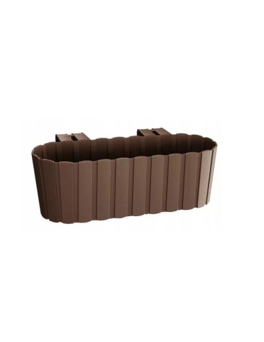 Jardiniera decorativa, suport plastic, maro,...