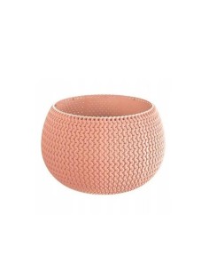 Ghiveci decorativ pentru flori, rotund, piersica, 29x19.5...