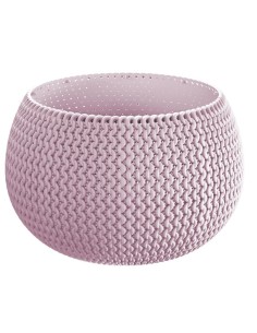 Ghiveci decorativ pentru flori, rotund, mov, 29x19.5 cm,...