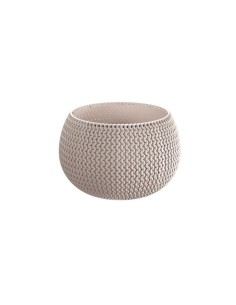 Ghiveci decorativ pentru flori, rotund, cafeniu, 29x19.5...
