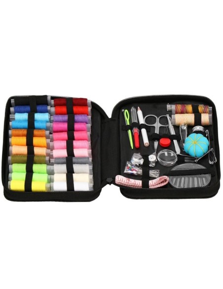 Trusa de croitorie, ace cusut, papiote multicolore, foarfeca si accesorii, 126 piese, Springos