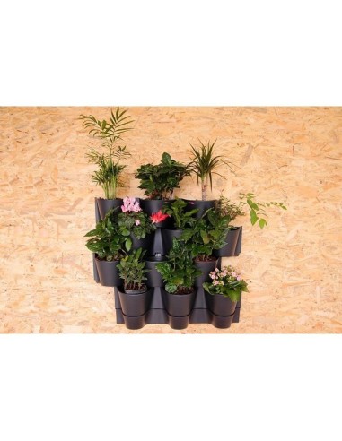 Ghivece decorative de flori, modular, antracit,...