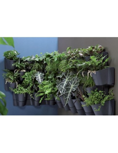 Ghivece decorative de flori, modular, antracit,...