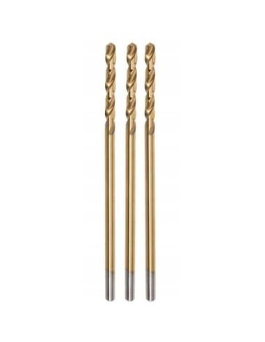 Burghiu pentru metal, nitrura de titan, 3 buc,...