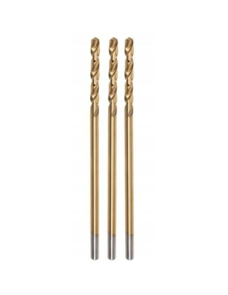 Burghiu pentru metal, nitrura de titan, 3 buc, 2 mm, Jufisto