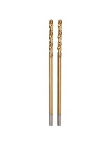 Burghiu pentru metal, nitrura de titan, 2 buc,...