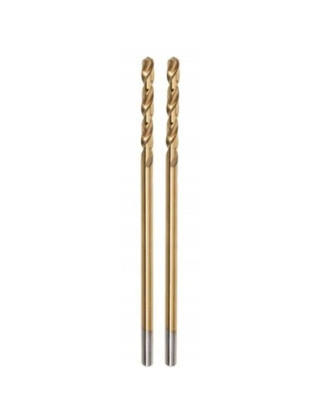 Burghiu pentru metal, nitrura de titan, 2 buc, 4 mm, Jufisto