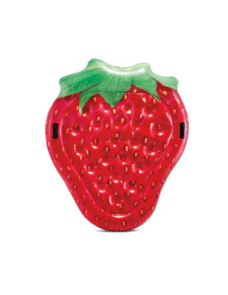 Saltea gonflabila pentru plaja, Strawberry Island, Intex, 168 x 124 cm, 58781