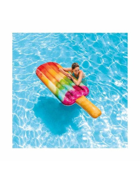 Saltea-Placa gonflabila pentru inot, Intex, 58766, Popsicle, 191 x 76 cm, Multicolor