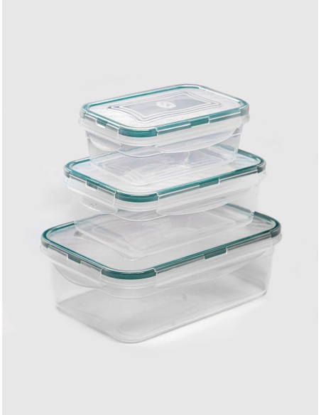 SET CUTII ALIMENTE STERK DREPTUNGHIULARA LIA 0.44 + 0.83 + 1.47 L