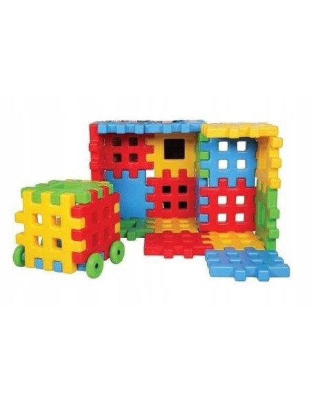Set constructie cuburi gigant, 20 piese, 35X35 cm, Educational Blocks