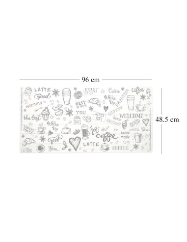 Panou decorativ, PVC, model modern, alb si...