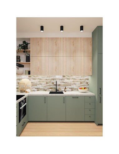 Panou decorativ, PVC, model piatra 3D, flori...