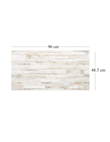 Panou decorativ, PVC, model piatra 3D, flori...