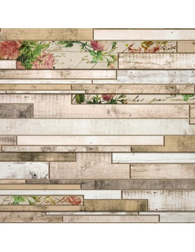 Panou decorativ, PVC, model piatra 3D, flori...