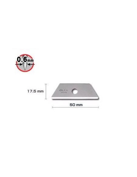 Lame cutter trapezoidale, 18 mm, OLFA