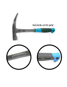 Ciocan dulgher profesional cu maner anti-vibratie, suport... 2