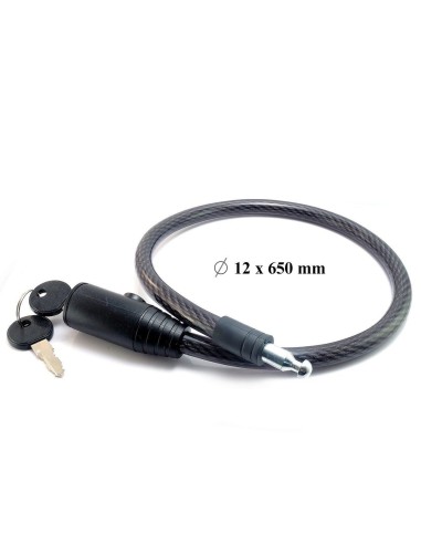 Lacat antifurt pentru bicicleta, cablu din otel...