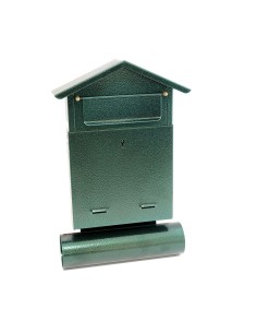 Cutie postala, cu loc pentru ziar, verde, format B6,...